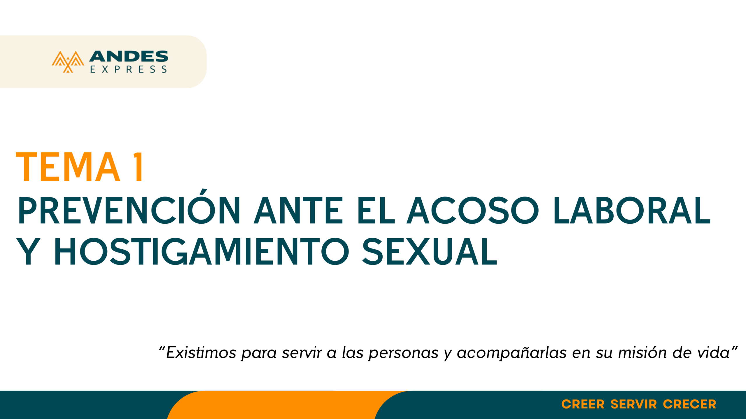 Prevención ante el acoso laboral y Hostigamiento sexual